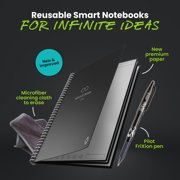 Rocketbook Smart Reusable Core Notebook - Dotted, Letter Size, Black