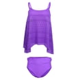 thumbnail image 4 of HDE Women's Swimwear Tankini 2 Piece Bathing Suit Set Lace Swimsuit M, 4 of 5