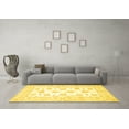 thumbnail image 3 of Ahgly Company Machine Washable Indoor Rectangle Oriental Yellow Traditional Area Rugs, 8' x 12', 3 of 4