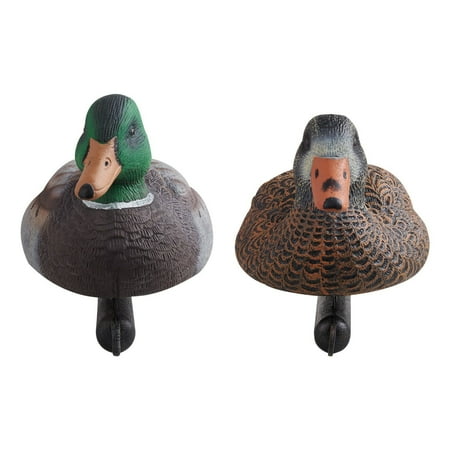 Duck Decoy Outdoor Teal Decoy Realistic Plastic Floating Duck for Hunting 6-Pack
