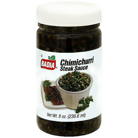 Badia Chimichurri Steak Sauce, 8 oz (Pack of 12) (The Best Chimichurri Sauce)