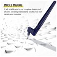 thumbnail image 3 of Amdohai Stainless Steel Craft Knife Precision Craft Cutting Tools 360 Degree Rotating Blade Handheld Craft, 3 of 8