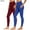 Blue+Brown, variant on GERsome 2 Pack Leggings for Women High Waisted Full Length Tummy Control Yoga Pants with Pockets Workout Cycling Tights S-3XL