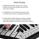 thumbnail image 1 of Etiqueta engomada del piano de 88 teclas Adepaton blanco y negro, 1 of 5