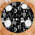 thumbnail image 2 of Halloween Skeleton Fun Pattern Round Fitted Tablecloth with Elastic Edge,Dining Table Cover Waterproof,Outdoor Round Tablecloth for Camping,Dining,Indoor and Outdoor, 2 of 7