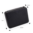 thumbnail image 3 of GoDecor Portable Watch Holder Travel Case 8-Slot Storage Organizer Black, 3 of 4