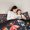 thumbnail image 5 of Manfei Kids Xmas Gifts Queen Comforter Set,Cartoon Christmas Tree Nutcracker Bedding Sets,Happy New Year Bedding Comforter Set For Teens,Ultra Soft Home Decor Reversible,3 Pieces, 5 of 8