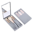 thumbnail image 6 of Unique Bargains Makeup Brush Kit Travel Retractable Angled Makeup Brush Eye Smudge Brush Highlight Brush Sky Blue 1 Set, 6 of 7