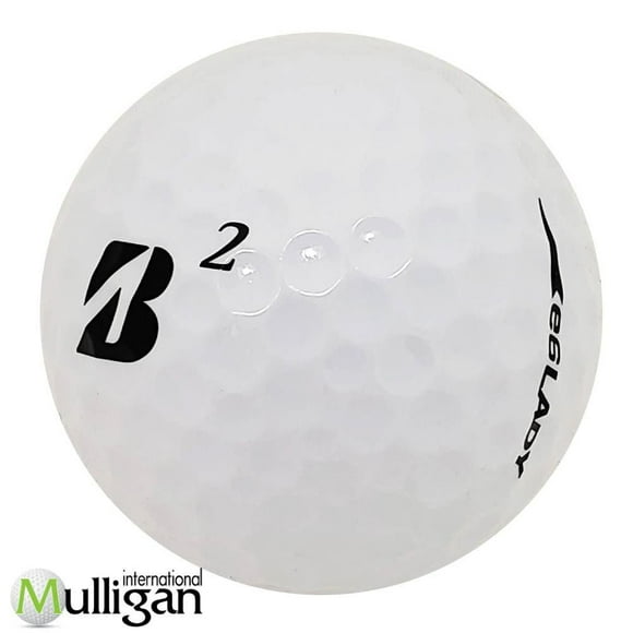 Mulligan - 48 Bridgestone e6 Lady/Lady Precept (B) 5A Recycled Used Golf Balls, White