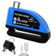 thumbnail image 2 of Bloqueo De Alarma De Freno De Disco De Rueda Bloqueo de alarma de freno de disco de rueda de scooter de motocicleta a prueba de agua 500mAh (negro azul) Tmvgtek Accesorios para bicicletas, 2 of 8