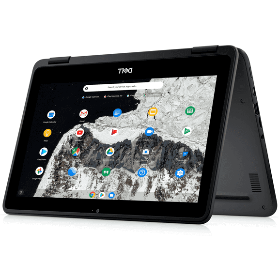 Dell Chromebook 3100 2in1 Intel Celeron N4000 X2 1.1GHz 4GB 32GB 11.6", Black (Used - Good)