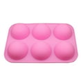 thumbnail image 5 of Silicone Cake Mold For DIY Desert Half Ball Cocoa Bomb Semi-Sphere Round Shape Colorful Chocolate Mould, 5 of 5