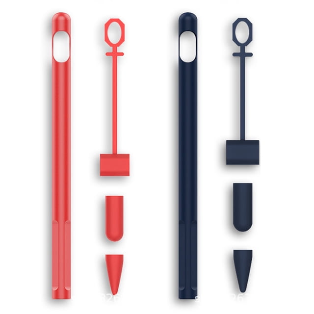2 Pack Silicone Sleeve compatible for Apple Pencil 1st Gen, Soft Protective Grip anti -slip