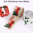 thumbnail image 2 of Cinta de árbol de Navidad, oficina en casa, tienda, fiesta, cinta de arpillera decorativa, bandas de decoración para coche, color lino sidaley HA001470-02, 2 of 6