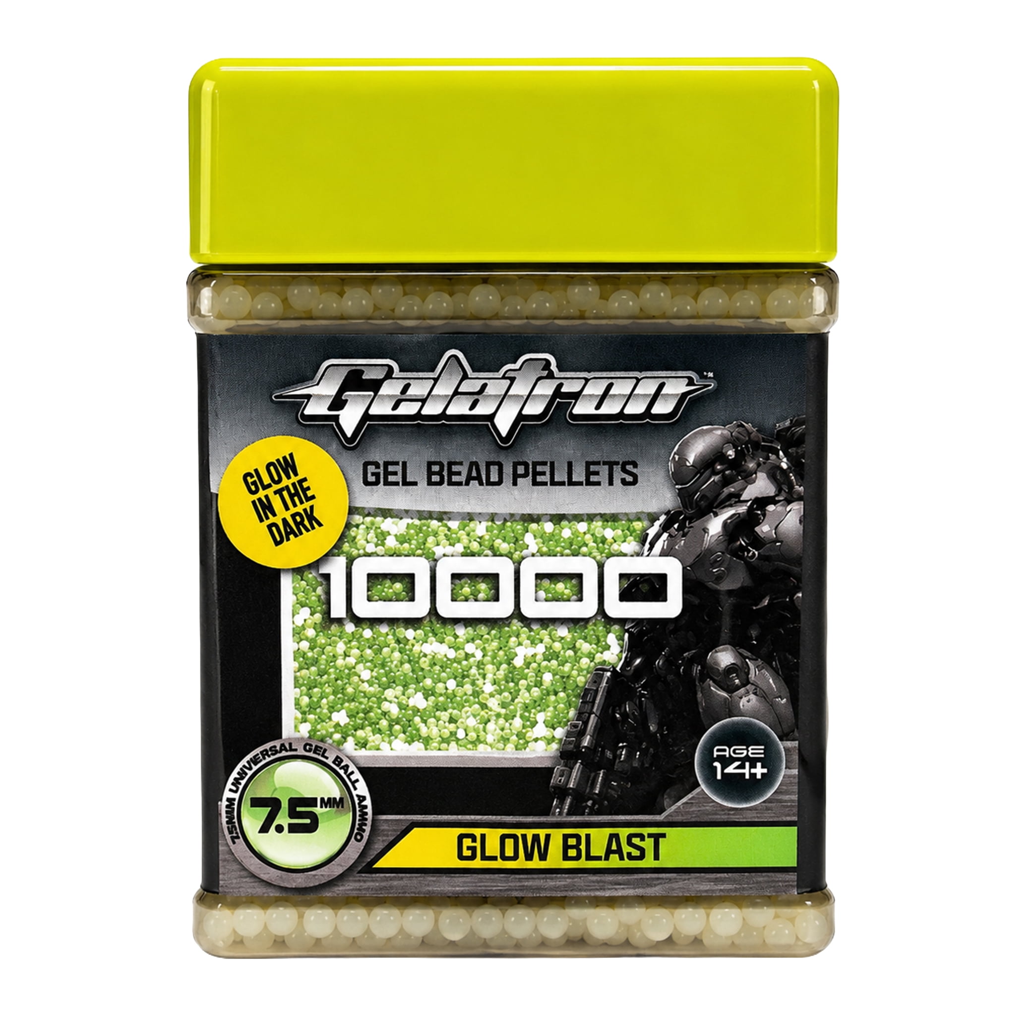 GELATRON Gel Bead Ammo – Glow Blast Non-Toxic, 10k Count