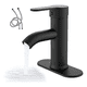thumbnail image 1 of Lavabo Grifo Baño Llave Monomando Fregadero Inoxidable Acabado Mate Xtellar Color Negro, 1 of 3