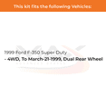 thumbnail image 2 of MAX Advanced Brakes - Brake Kit For 1999 Ford F350 Super Duty| Carbon Ceramic Brake Pad and Rotor Kit Front and Rear| Daily Driving OE Replacement Brake Rotors, 2 of 9