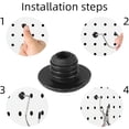 thumbnail image 3 of 50PCS Pegboard Hook Locks for Stopping Hooks from Falling Off Peg Board Organizer Accessories Silicone Clips, 3 of 4