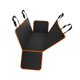 thumbnail image 2 of Funda de asiento para perros jinwen trasero fácil de limpiar duradera Borde naranja, 2 of 8