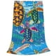 thumbnail image 2 of Fotbe Little Sea Turtles Manta de Franela Acolchonada con Estampado, Súper Suave y Esponjosa, Extra Grande para Sofá, Cama, Uso Todo el Año-50"x40", 2 of 7