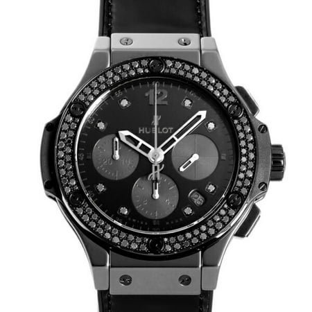 Pre-Owned HUBLOT Big Bang All Black Shiny 341.CX.1210.VR.1100 Dial Watch Men's (Good)