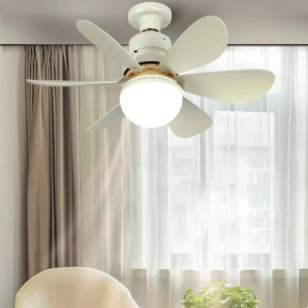 Ventilador de techo iluminado, ventilador de techo con lámpara de 3 velocidades, para oficina en casa, dormitorio