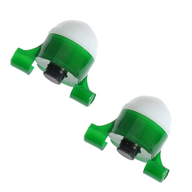 Soidarity Barra de alarma para mordedura de pescado, 2 uds., luces LED con Clip alimentado por batería, lámparas de inducción, accesorios de pesca Pescar Soidarity OD002647-00