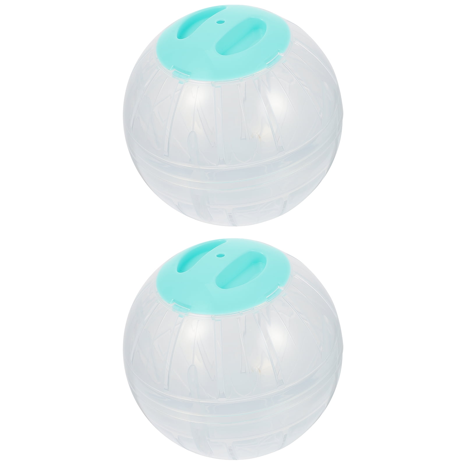 SOPOTUTU 2pcs Hamster Exercise Ball for Small Hedgehogs and Hamsters Blue