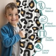 thumbnail image 3 of Blackout Kids Curtains,Black and Yellow Of Leopard Print Childrens Insulated Curtains Set Of 2,Bedroom Essentials,Toddler Room Decor 52"x84", 3 of 5