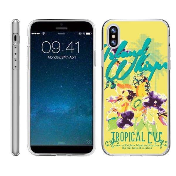 Turtlearmor A For Apple Iphone X Apple Iphone 10 Flexible Case Slim Fitted Tpu Case Tropical Island Walmart Com Walmart Com