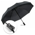thumbnail image 1 of Parapluies Coupe-Vent de 23 Pouces, Parapluies Automatiques Compacts à Triple Pliage, 1 of 6