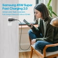 thumbnail image 2 of Super Fast Charger 2.0 Kit,45W PD USB C Wall/Car Charger for Samsung Galaxy M30 with 2X USB C-to-C Cable(5A), 2 of 5