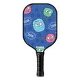 thumbnail image 1 of CSChome Children Pickleball Paddle Kids Pickleball Paddle with Balls Cartoon Print Lightweight Glass Fiber Racket, 1 of 7