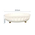 thumbnail image 7 of Turntable Organizer Food Storage Container Multipurpose Desktop Storage Tray Cosmetic Organizer for Pantry Kitchen Countertop Fridge Closet White, 7 of 7