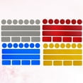 thumbnail image 4 of HEALEEP 4Pcs Reflective Stickers for Bicycles and Motorcycles PVC Material Brightness, 4 of 4