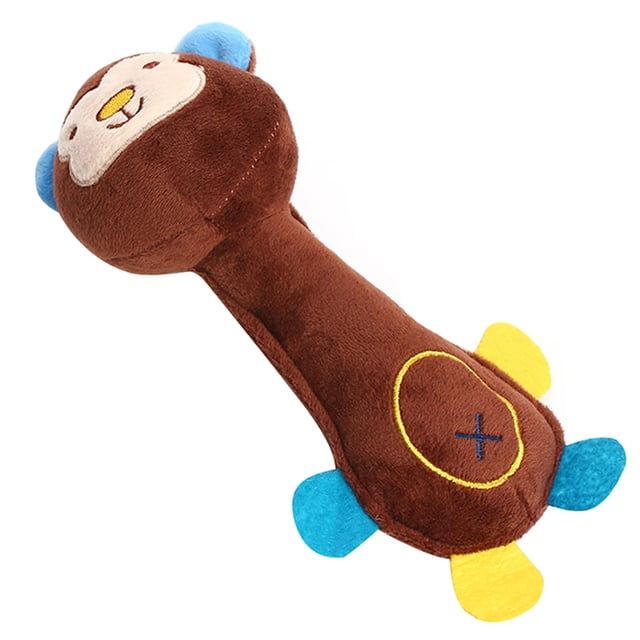 Jouet à Mâcher pour Chien Forme Animale Interactive Créative Jouet Sonore pour Animaux