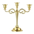 thumbnail image 2 of Candelabro de 3 brazos Sunnimix dorado decoración Comedor, 2 of 6