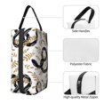 thumbnail image 3 of Goofa Snake Printed Toiletry Bag with Handle,Large Capacity Travel Makeup Cosmetic Bag for Women, Carry on Airport Airline Compliant Bag, 3 of 9