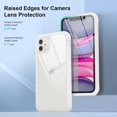 thumbnail image 4 of IBAOLE [2021 Upgraded] Janus Designed for iPhone 12/12 Pro Case with BuiltIBAOLE in Tempered Glass Screen Protector Full Body Rugged Slim Fit Clear iPhone 12/12 Pro 6.1 Inch IBAOLE Clear, 4 of 7