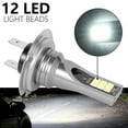 thumbnail image 4 of 2X H4 9003 LED Headlight Bulbs Kit High-Low Beam Super Bright 100W 14000LM 6000K, 4 of 13