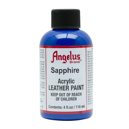 UPC: 0086366741771 | Angelus® Acrylic Leather Paint  4 oz.  Sapphire