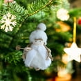 thumbnail image 5 of MXTPOV Exquisite Christmas Decorations for Christmas Tree, Plush Cute Angel Ornaments Hanging for Backpack Party Car Home Decor, White, 5 of 6