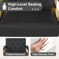 thumbnail image 6 of S-HOME Ergonomic Hydraulic Salon Chair – 360° Swivel Non-Tilting Hairdressing Chair with PU Leather for Barbers, Spas, and Tattoo Studios, Black, 6 of 16