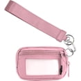 thumbnail image 1 of Cartera Iris xinyu para mujer Con llavero 5,9 x 3,5 pulgadas Rosa, 1 of 6
