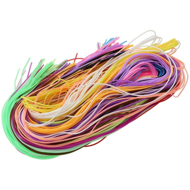 200pcs 20 Colors Scoubidou Strings Plastic Strings Craft Gimp