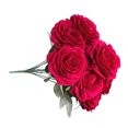 thumbnail image 3 of Ramo de flores de rosas artificiales de 12 cabezas Simulación Decoración floral Tela de oficina en casa Flor falsa Noticed HA8251-00B, 3 of 6
