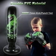 thumbnail image 4 of Dinosaur Punching Bag for Kids - 63 inch Inflatable Boxing Bag with Gloves - Children Sports Toys Exercising Boxing Set for Training Karate and Taekwondo - Freestanding Tumbler Bounce Back, 4 of 10