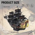 thumbnail image 4 of Queen Anne's Revenge Pirate Ship Model Kit, 3d Water Ship Model Making Kit, Diy Craft Kit High 3d Jigsaw Puzzle For The Whole Family!, 4 of 5