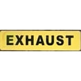 thumbnail image 2 of Five (5) PCS Exhaust Sticker Decal Sign (White, 3X6 INCH, Vinyl Sticker) (ref-2201), 2 of 3