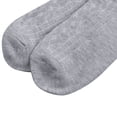 thumbnail image 3 of HNMKIU Elegant Lace Knit High Thigh Stockings for Women and Girls Long Warm Knee Socks Over The Knee Thermal Stockings Grey,One Size, 3 of 9